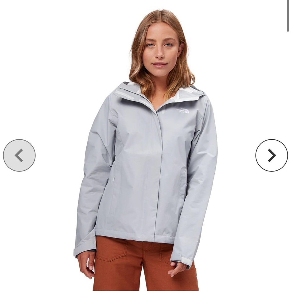 North face Ventura Rain Coat. Medium Grey. Small.